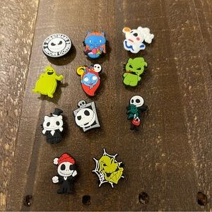 11‎ Piece Nightmare Before Christmas Crocs Charms Set